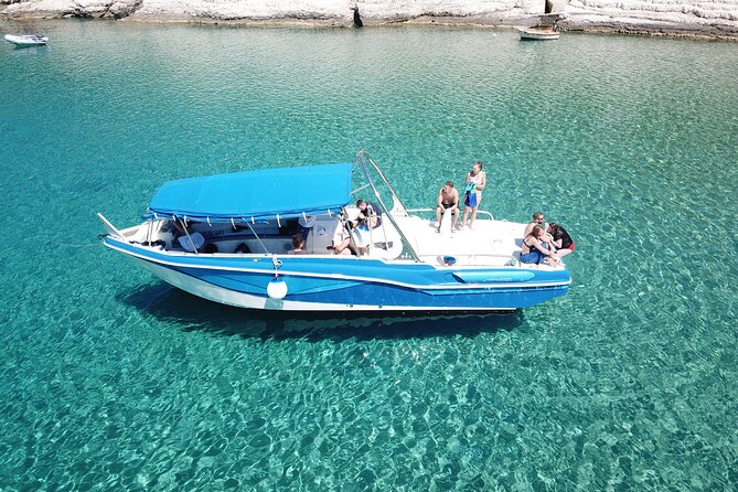 From Split: Blue Lagoon & 3 Islands Speedboat Tour