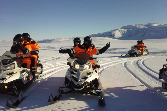 Golden Circle Super Jeep adventure with snowmobiling